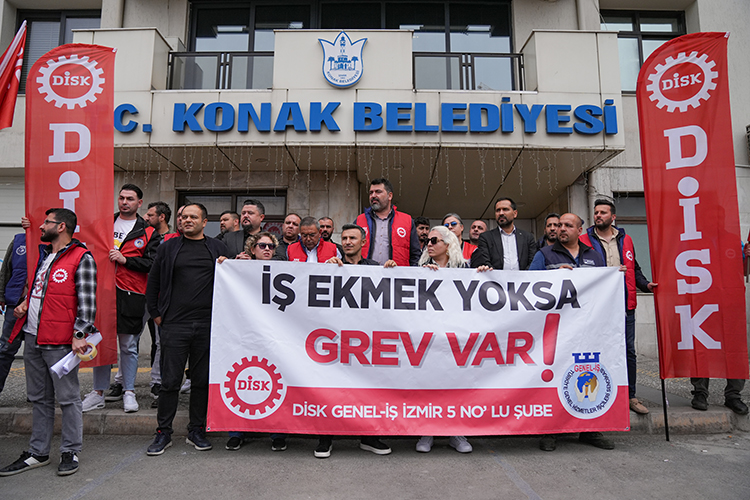 İzmir'de üç belediyeden grev kararı