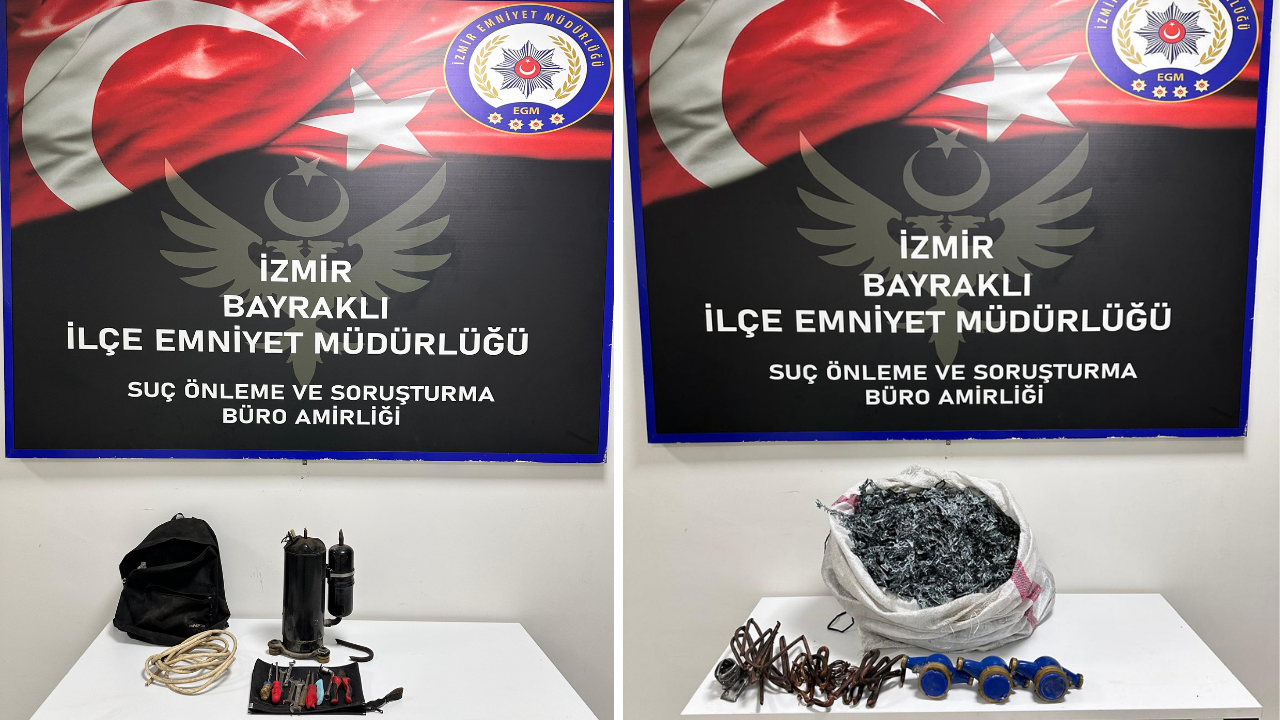 İzmir Bayraklı’da hırsızlık operasyonu: 9 şüpheli yakalandı