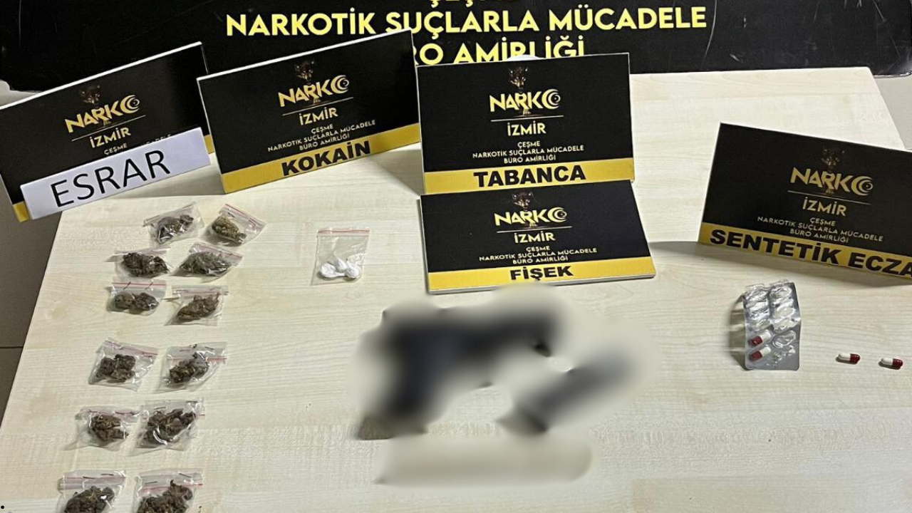 Çeşme ve Urla'da uyuşturucu ticaretine darbe