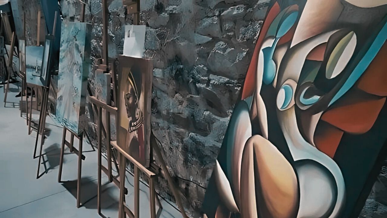 İzmir’de 101 ressam kadına şiddetle mücadele için buluştu