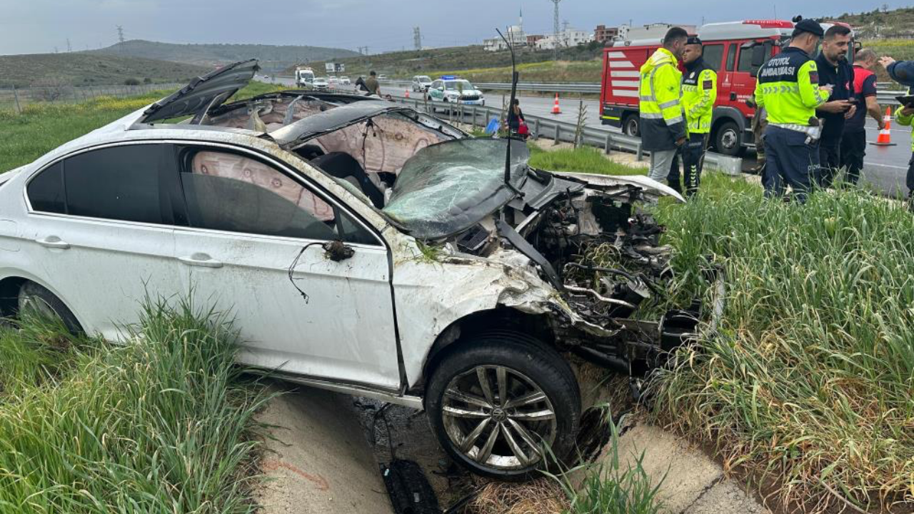 İzmir'de kaza: 1 ölü 5 yaralı